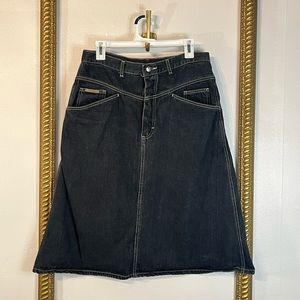 Gitano  from Brazil just below knee denim skirt